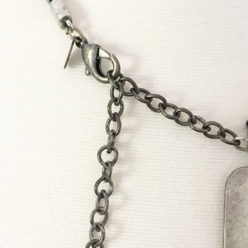 Chicos Silver Large Pendant Necklace - Picture 4 of 4
